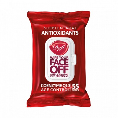 دستمال مرطوب فیس آف دافی مدل ANTIOXIDANT بسته 55 عددی