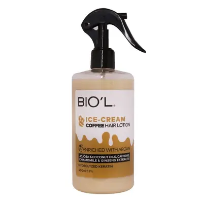 لوسیون مو بیول مدل بستنی قهوه حجم 400 میلی لیتر