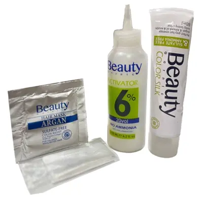 خرید کیت رنگ مو زنانه بیوتی شماره 1.0 رنگ مشکی 