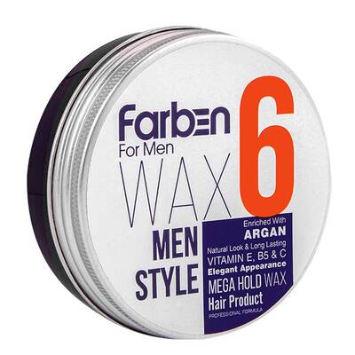 خرید واکس مو  مردانه شماره 6 فاربن 150 میلی لیتر