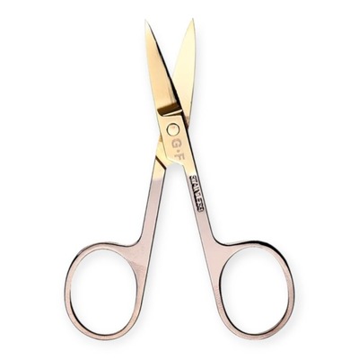 قیچی ابرو گلدن فیشر GOLDEN FISHER مدل سر طلایی