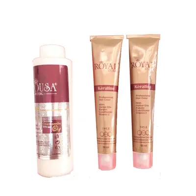 خرید کیت رنگ مو آتوسا رویال شماره 9.08 حجم 100 میلی لیتر رنگ کاراملی سابیا