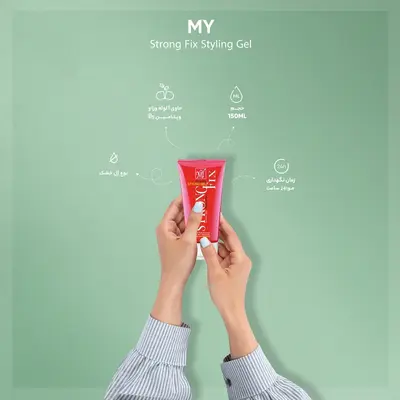 قیمت ژل حالت دهنده مو قوی مای مدل Strong Fix حجم 150 میلی لیتر