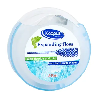 خرید نخ دندان کاپوس اورال کر مدل پهن شونده با طعم نعنا