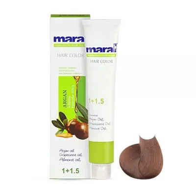 رنگ مو مارال با رنگ بلوند تیره شماره 6.0، حجم 100 میلی‌لیتر سری طبیعی