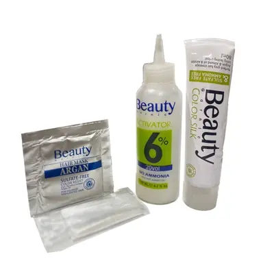 خرید کیت رنگ مو زنانه بیوتی شماره 3.0 رنگ قهوه ای تیره