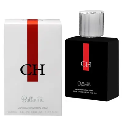عطر جیبی مردانه بالرینا مدل سی اچ CH حجم 30 میلی لیتر