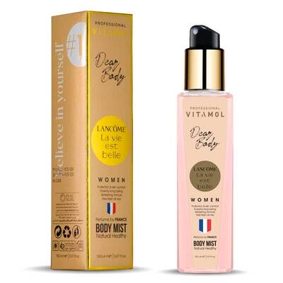 بادی اسپلش ویتامول lancome la vie est belle حجم 150 میلی لیتر