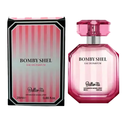 عطر جیبی زنانه بالرینا مدل بامب شل Bombyshel حجم 25 میلی لیتر