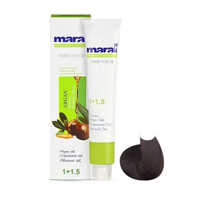 رنگ مو مارال با رنگ مشکی قهوه‌ای شماره 2.0، حجم 100 میلی‌لیتر سری طبیعی