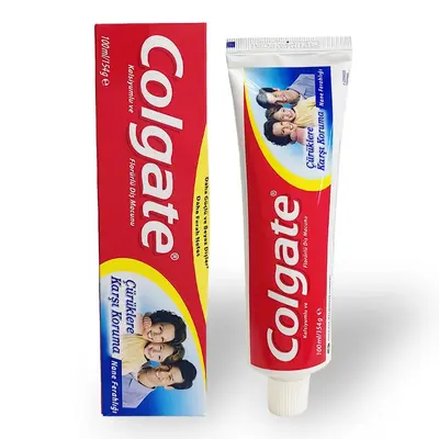 قیمت خمیر دندان کلگیت خانواده curuklere karsi koruma حجم 100 میلی لیتر
