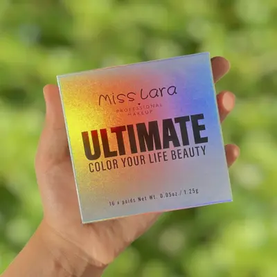 خرید پالت سایه چشم میسلارا 16 رنگ miss lara ultimate
