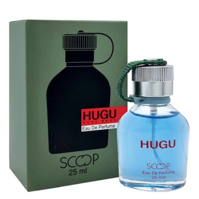 عطر جیبی مردانه اسکوپ مدل Hugu حجم 25 میلی لیتر