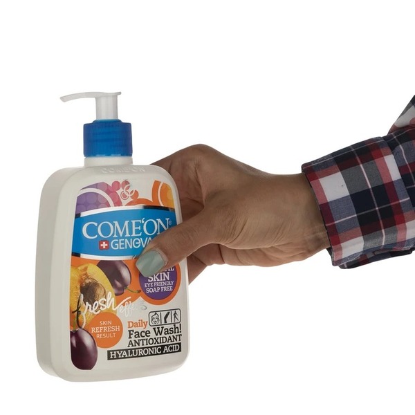 قیمت ژل شستشو صورت کامان سازگار با پوست های معمولی مدل geneva حجم 500 میلی لیتر