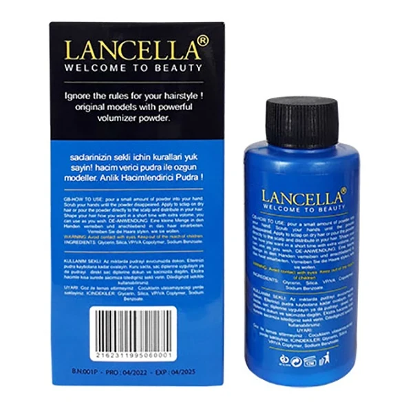 خرید پودر حالت دهنده مو لنسلا مدل آبی وزن 20 گرم