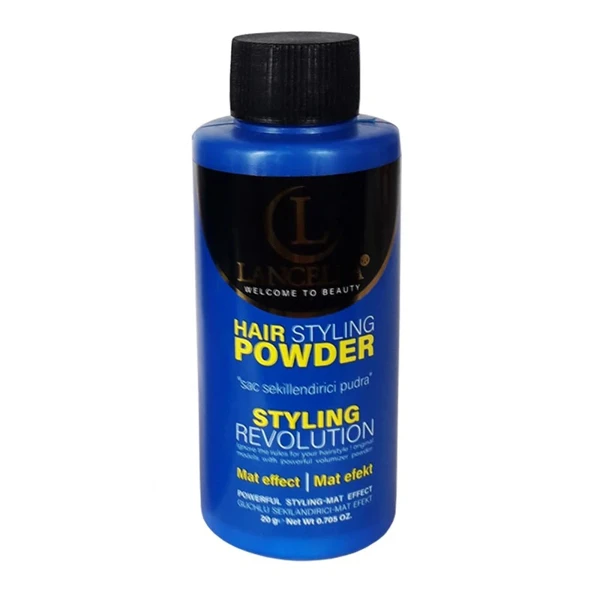 قیمت پودر حالت دهنده مو لنسلا مدل آبی وزن 20 گرم