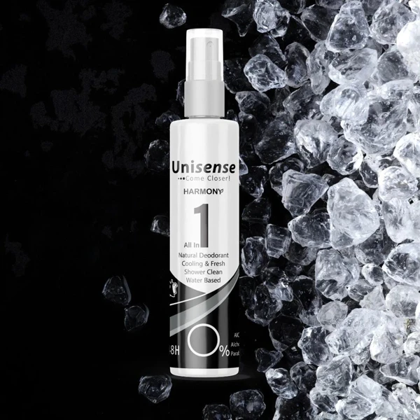 خرید اسپری دئودورانت مردانه یونی سنس مدل Harmony حجم 160 میلی لیتر