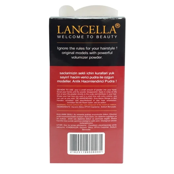 خرید پودر حالت دهنده مو لنسلا مدل قرمز وزن 20 گرم