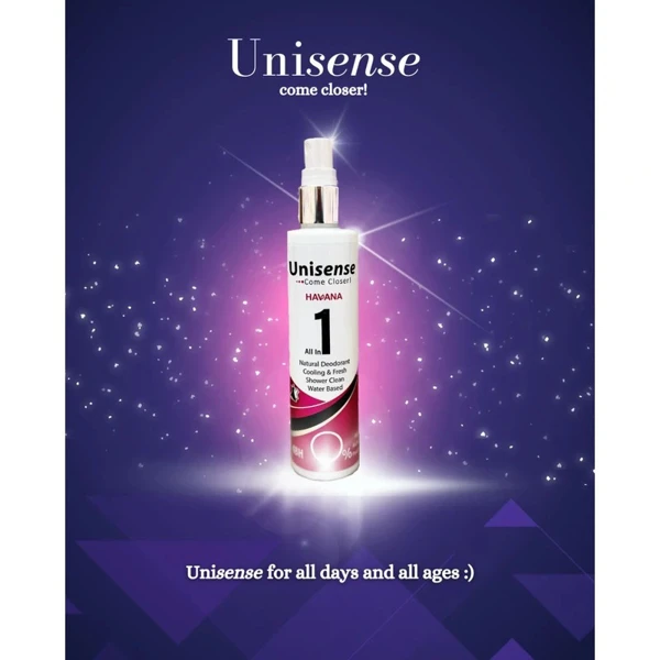 خرید اسپری بدن زنانه یونی سنس مدل HAVANA حجم 160 میلی لیتر