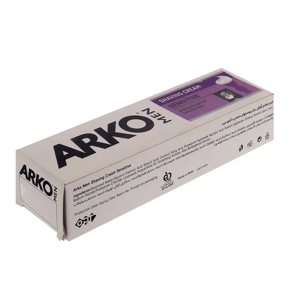 قیمت کرم اصلاح آرکو من مدل SENSETIVE حجم 94 میلی لیتر