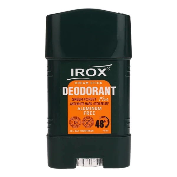 دئودورانت مردانه ایروکس مدل Green Forest حجم 75 میلی لیتر