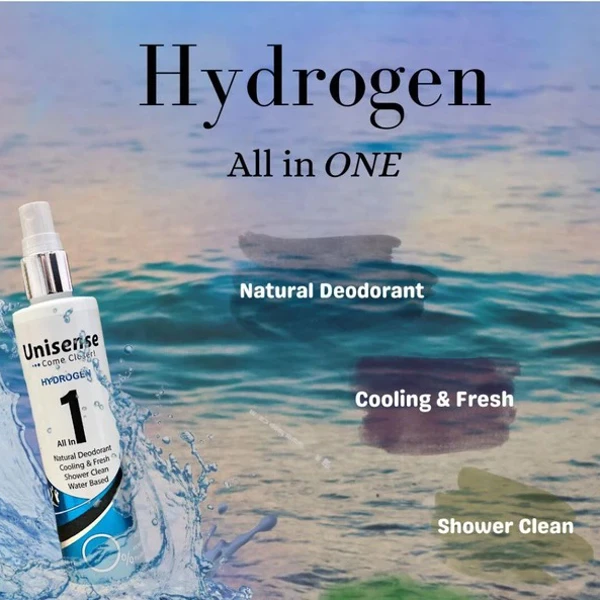 قیمت اسپری بدن مردانه یونی سنس مدل HYDROGEN حجم 160 میلی لیتر