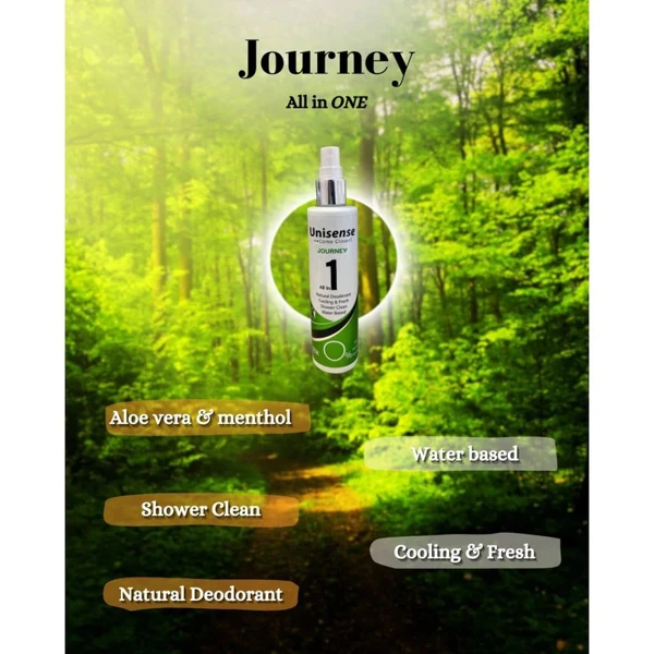 خرید اسپری بدن یونی سنس مدل JOURNEY حجم 160 میلی لیتر