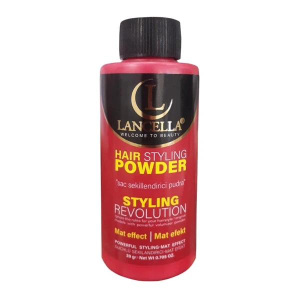 پودر حالت دهنده مو لنسلا مدل قرمز وزن 20 گرم