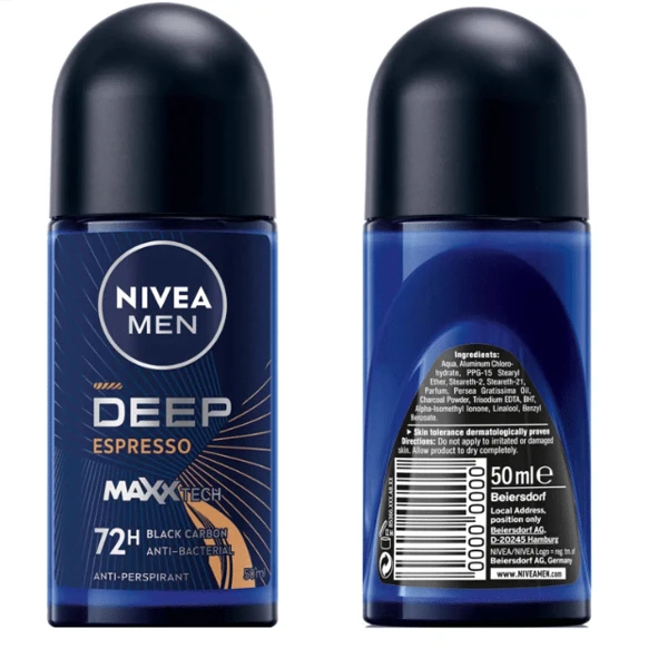 خرید مام رول ضد تعریق مردانه نیوآ مدل Deep Espresso حجم 50 میلی لیتر