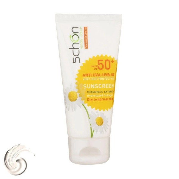 قیمت کرم ضد آفتاب بی‌رنگ شون SPF 50 مناسب پوست خشک و معمولی با حجم 50 میلی‌لیتر