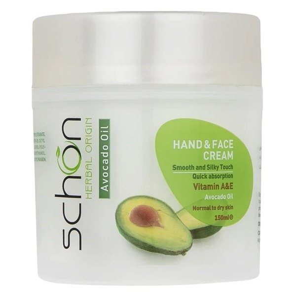 کرم آبرسان و مرطوب کننده شون مدل روغن آووکادو مخصوص پوست‌‌های حساس حجم 150 میلی لیتر
