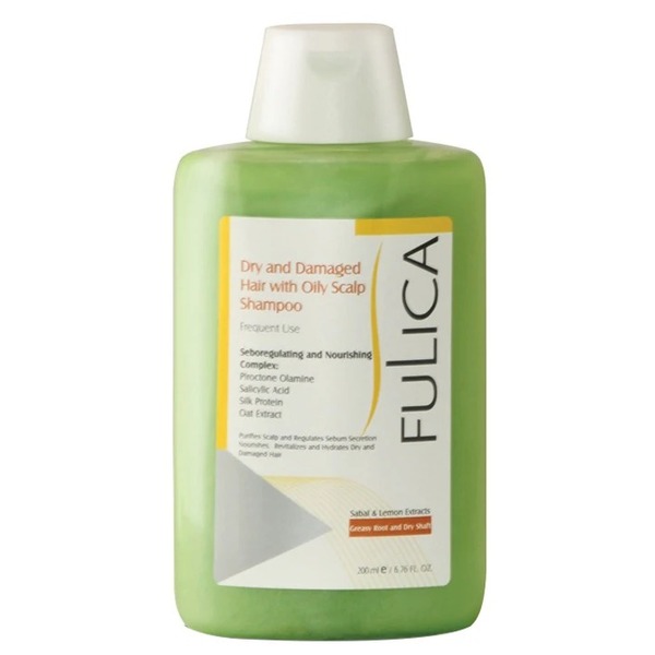 شامپو فولیکا مناسب پوست سر چرب و موهای آسیب دیده حجم 200 میلی لیتر