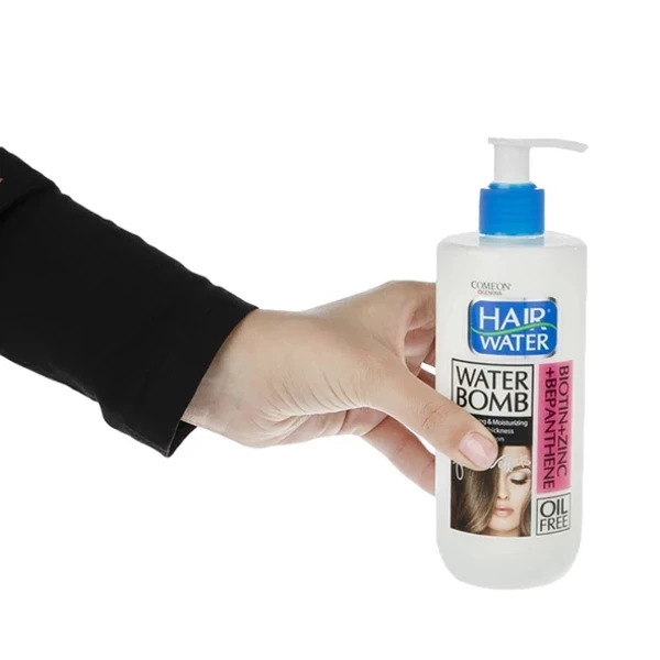 خرید کرم آبرسان موی سر کامان حاوی زینک و بیوتین حجم 400 میلی لیتر