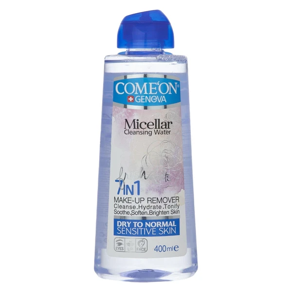 آرایش پاک کن کامان مناسب پوست های خشک تا نرمال و حساس حجم 400 میلی لیتر