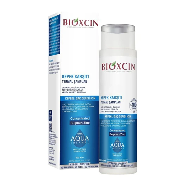 شامپو ضد شوره بیوکسین مدل AQUA THERMAL حجم 300 میلی لیتر