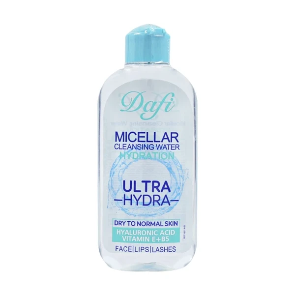 محلول میسلار واتر دافی سازگار با پوست‌های خشک و معمولی حجم 200 میلی لیتر