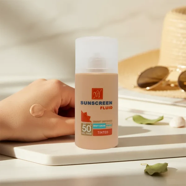 قیمت فلوئید ضد آفتاب رنگی مای با SPF 50 مدل Smart Defense  حجم 50  میلی لیتر