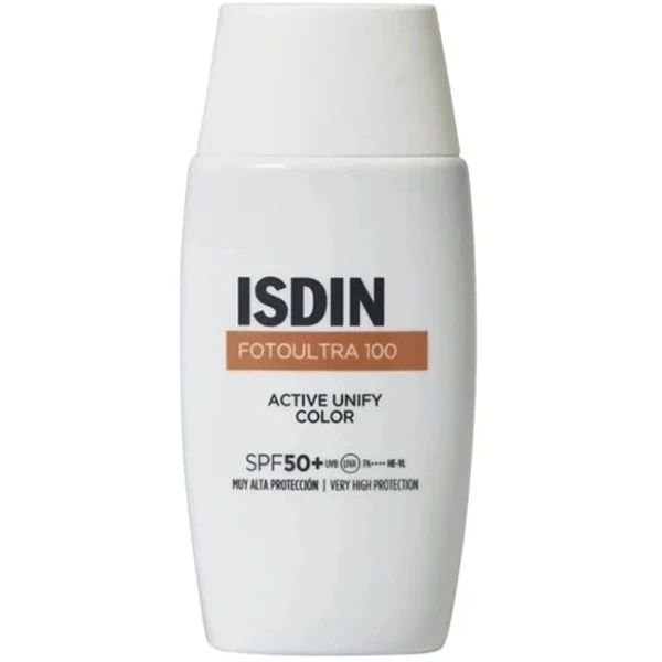 ضدآفتاب و رفع لک ایزدین مدل Isdin Active Unify Color حجم 50 میلی لیتر