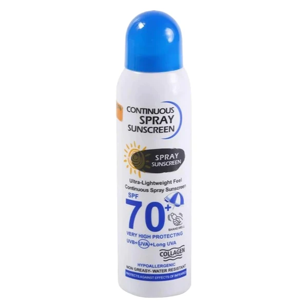 اسپری ضدآفتاب وکالی مدل SPF 70 حجم 230 میلی لیتر
