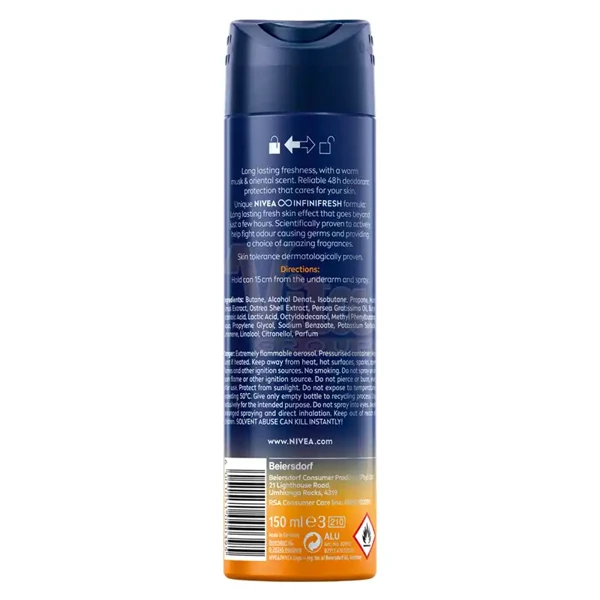 قیمت اسپری مردانه نیوا Fresh Musk حجم 150 میلی لیتر