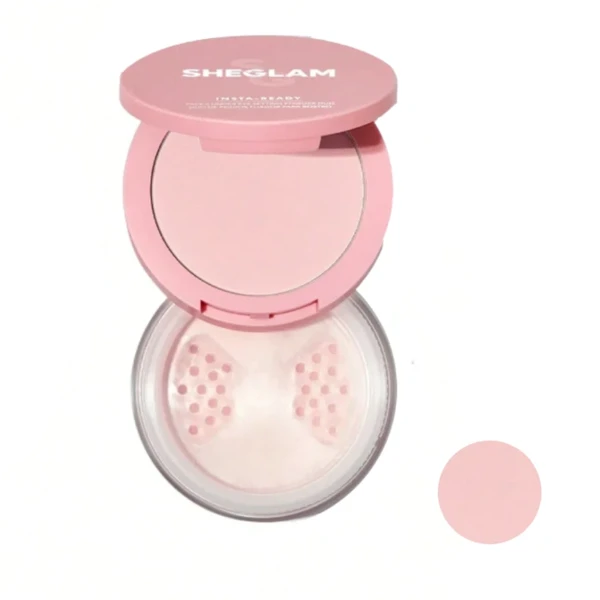 پودر تثبیت کننده آرایش شیگلم مدل INSTA READY رنگ Bubblegum