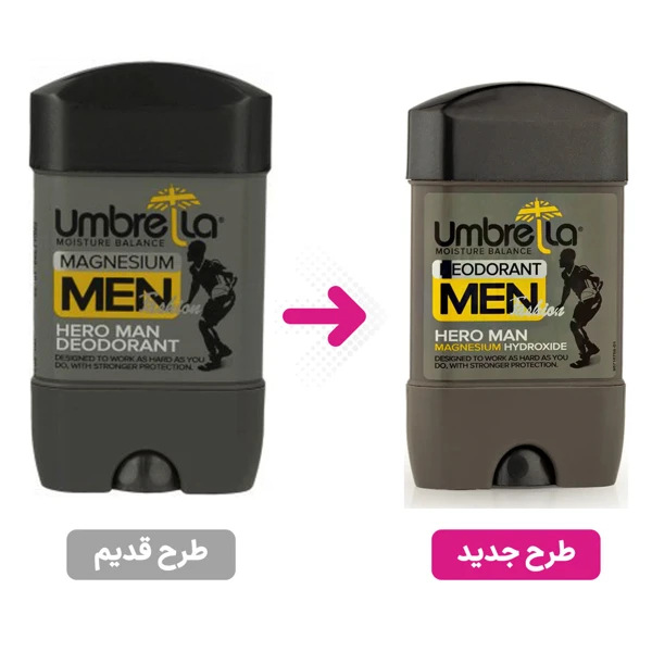 خرید ژل دئودورانت مردانه آمبرلا مدل Hero Man وزن حجم 75 میلی لیتر