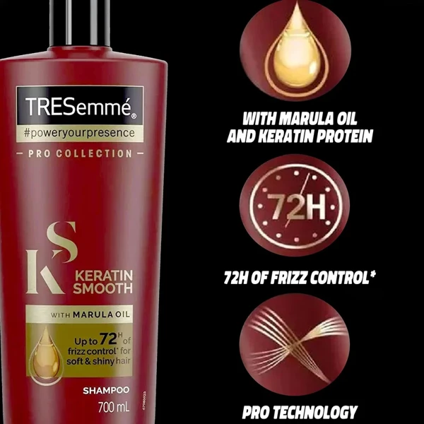 قیمت شامپو ترزمه Keratin Smooth حجم 700 میلی لیتر