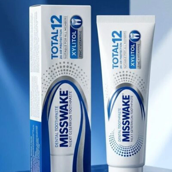 خرید خمیر دندان میسویک حاوی زایلیتول مدل Total 12 حجم 75 میلی لیتر