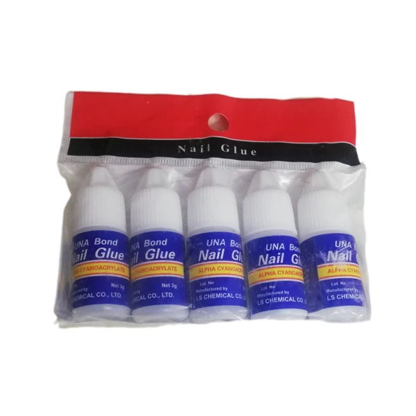 چسب ناخن مصنوعی Naill Glue وزن 3 گرم مجموعه 5 عددی