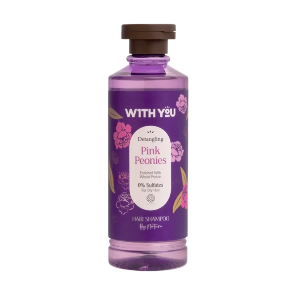 شامپو مو ویت یو مدل Pink Peonies مناسب موهای خشک و وزدار حجم 300 میلی لیتر
