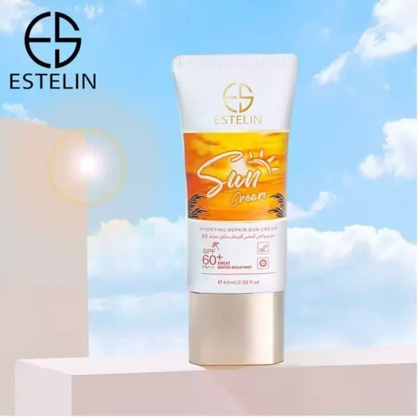 خرید کرم ضد آفتاب استلین spf 60 آبرسان و ترمیم کننده ۶۰ میلی لیتر 