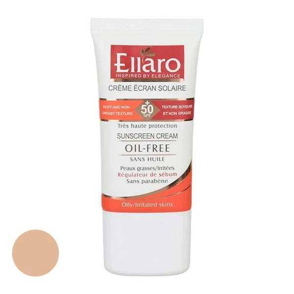 کرم ضد آفتاب رنگی الارو SPF50 مدل Teinte Foncee حجم 40 میلی لیتر