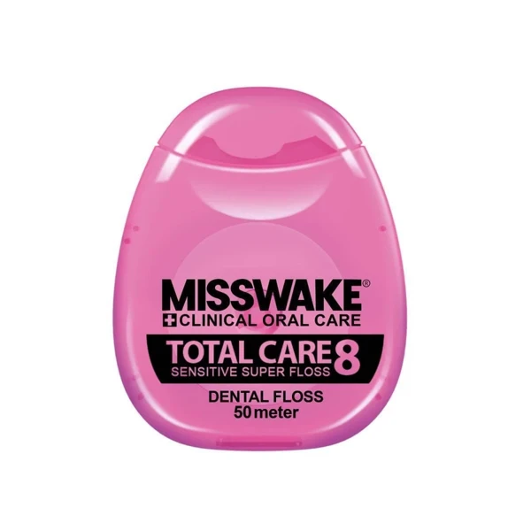 قیمت نخ دندان میسویک مدل Total Care با پوشش مومی طول 50 متر