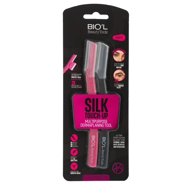 تیغ ابرو بیول مدل SILK با تیغه استیل ضد زنگ تاشو بسته 2 عددی